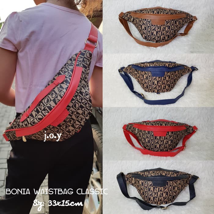 BARANG MURAH TAS MURAH/TAS WANITA/WAIST BAG/TAS PINGGANG/BONIA WAIST BAG CLASSIC KEKINIAN