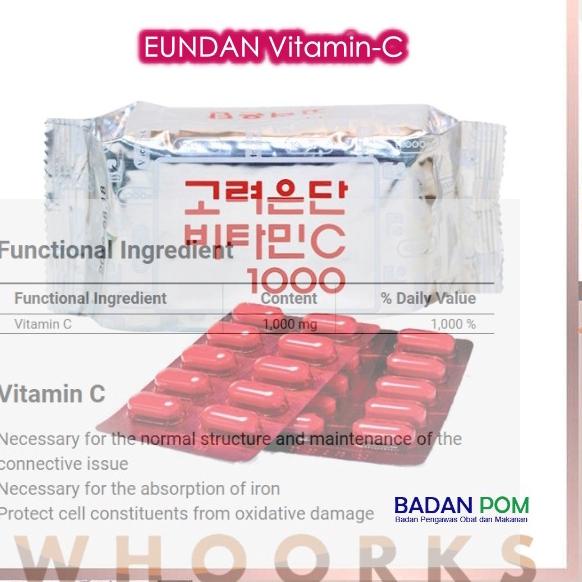 <G-OYI <☀ // Korean Eundan Vit C 1000 mg asli Ori Korea Vitamin C (10 TABLET) <banyak diminati