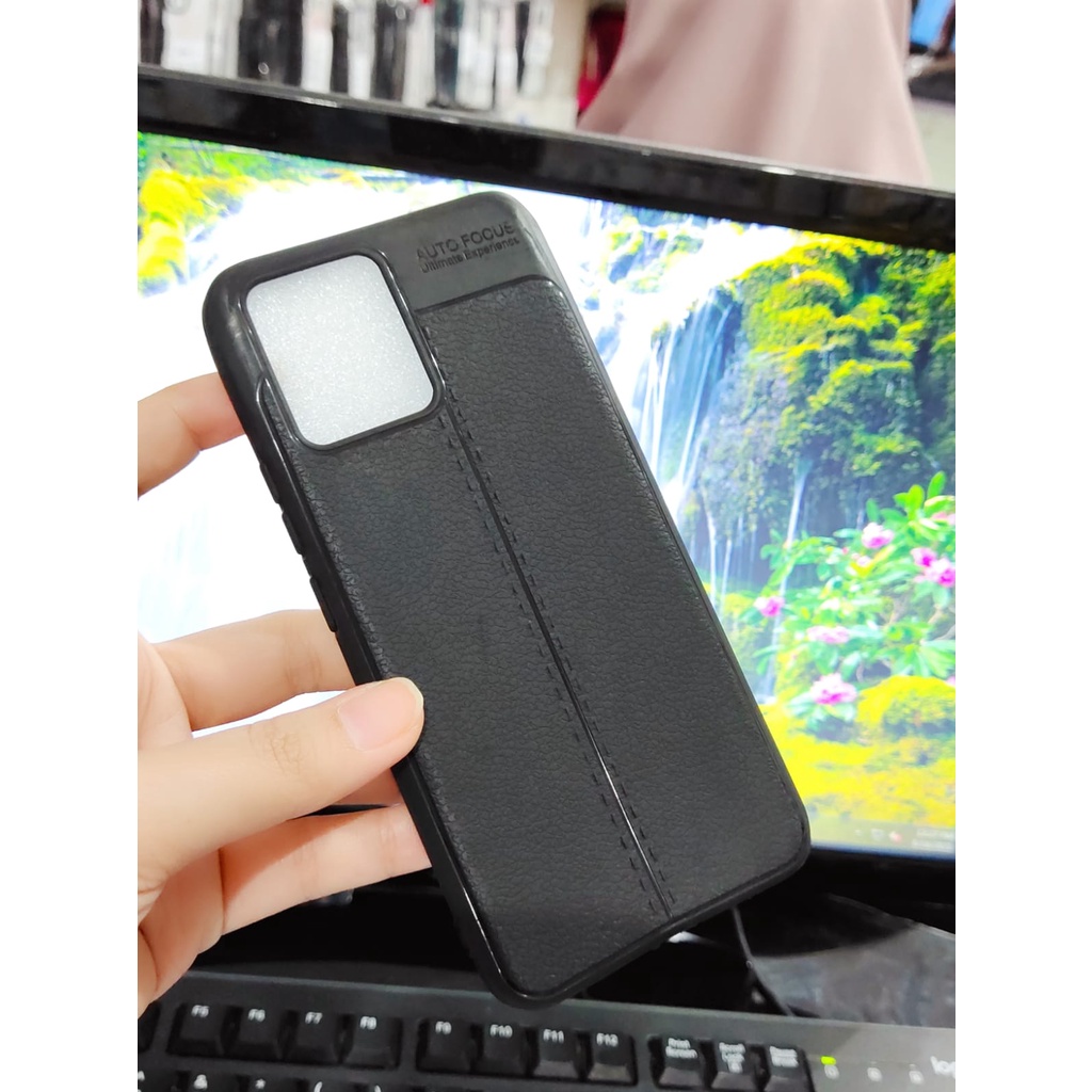 AutoFokus Realme 8 Realme 8 Pro 6.4 Leather Soft Case AUTOFOCUS Motif Kulit Jeruk