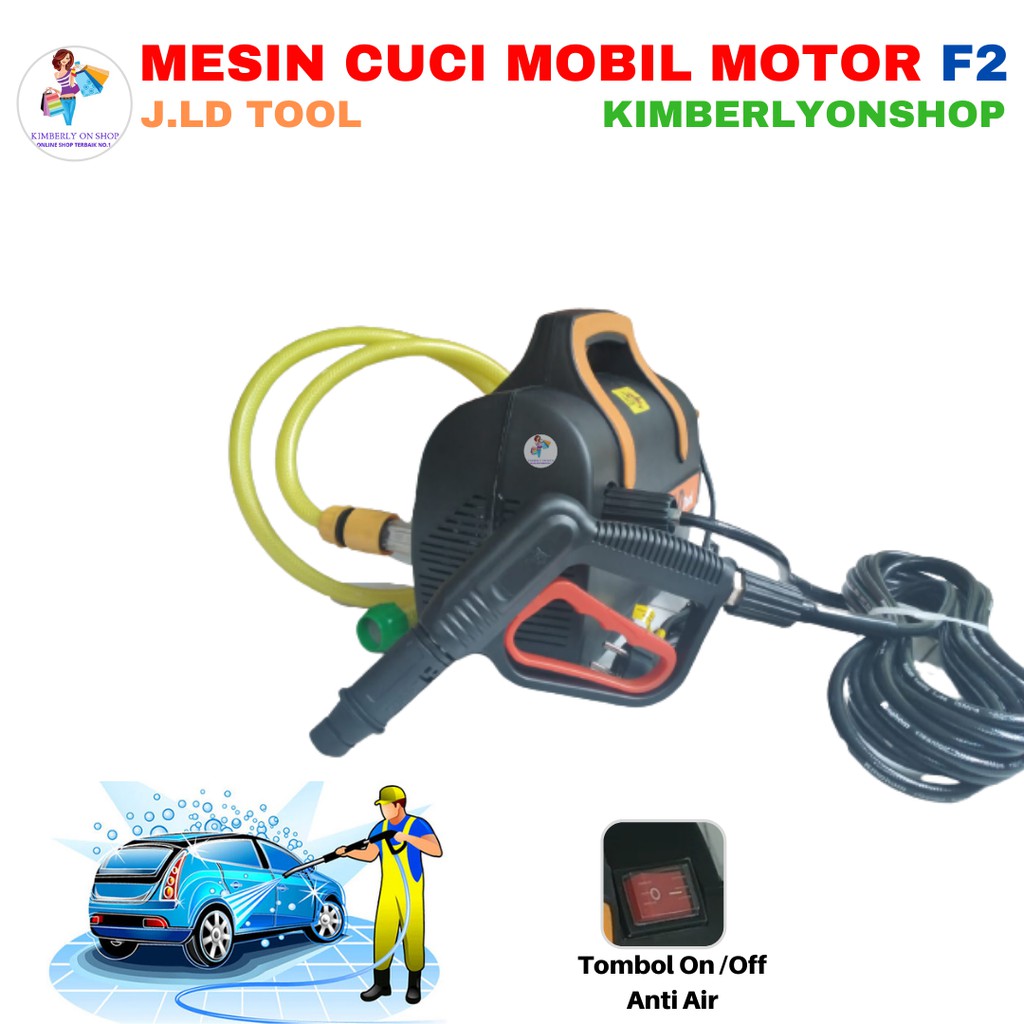 Kimberlyonshop Mesin Cuci Steam Mobil /Motor/High Pressure Washer JLD