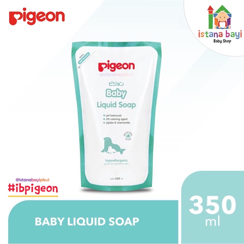 PIGEON Liquid Soap 350 ml Refill – Sabun bayi