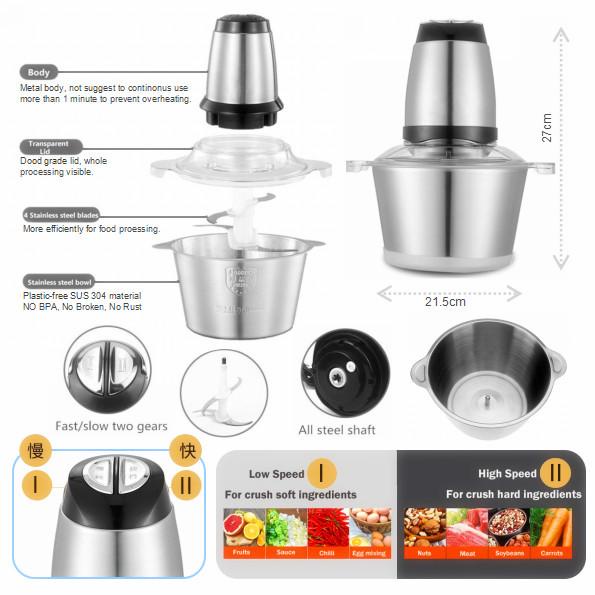 [ ABJ ] Blender Daging Stainless Mesin Pengiling Daging