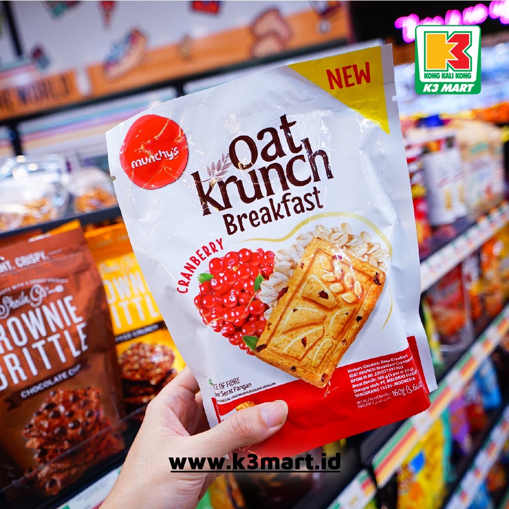 

Munchys Oat Krunch Breakfast Cranberry 160gr