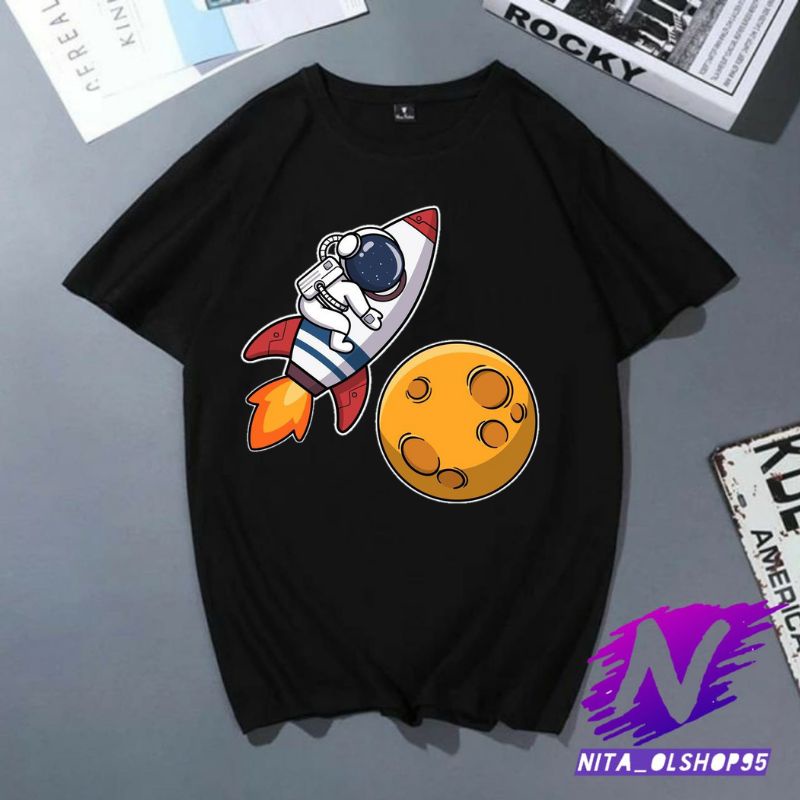 astronot animasi kaos anak baju anak kartun pilot astronot anak