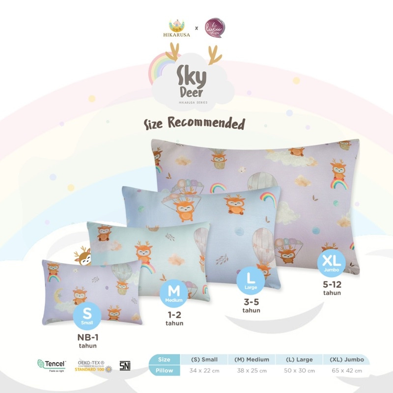 HIKARUSA PILLOW SKY DEER