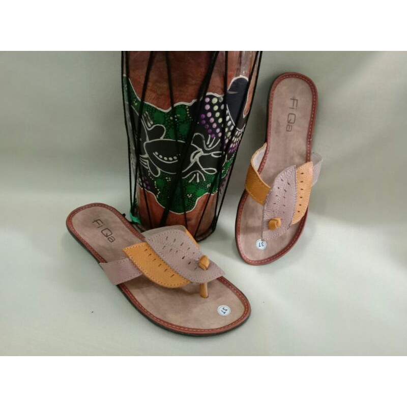 sendal kulit wanita asli Cibaduyut bisa cod