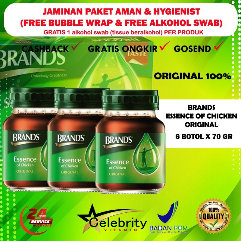 

BRANDA SARI PATI AYAM ORIGINAL 70 GR X 6 BOTOL