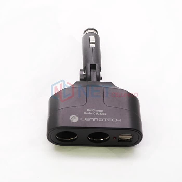 TRAVEL ADAPTER CHARGER CAR CENNOTECH C2U32S2 2USB PORT