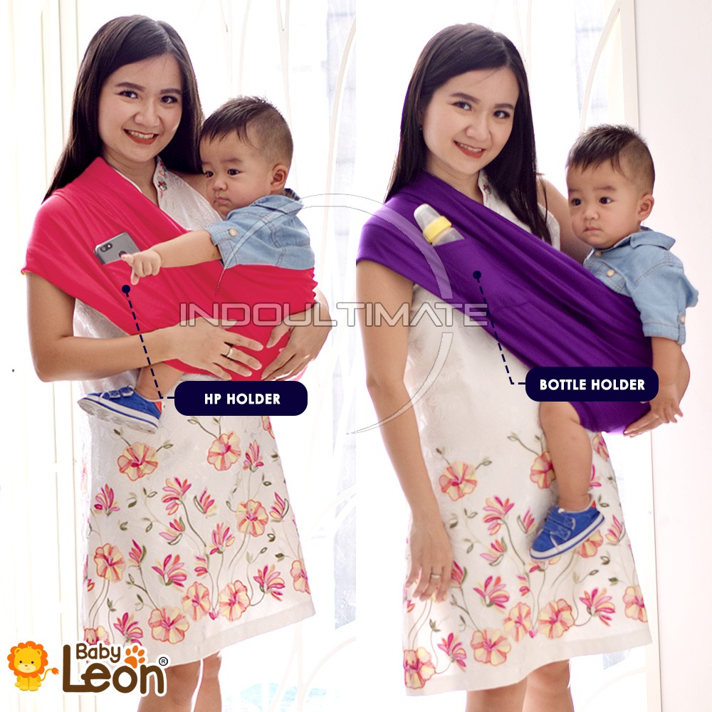 BABY LEON Gendongan Bayi Kaos BY44-PURPLE / Gendongan kaos Geos gendongan bayi baby murah