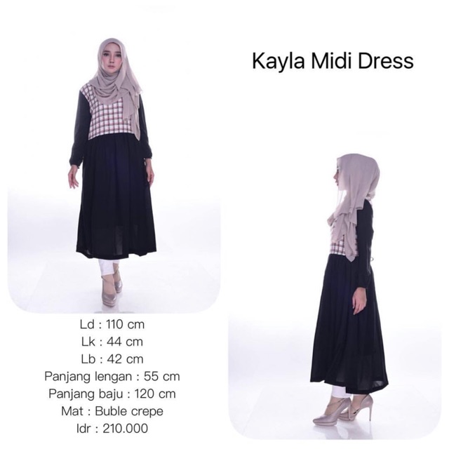 Kayla midi dress