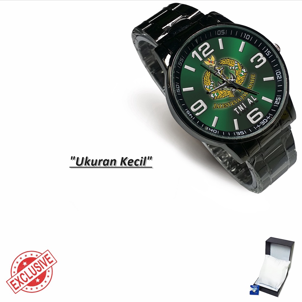 Jam Tangan Rantai Couple TNI AL (Keren)