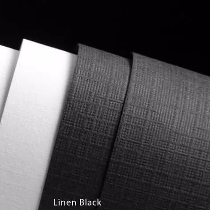 Kertas Linen Jepang HITAM Plano 109 x 79 220gr Sertifikat, Piagam, Undangan