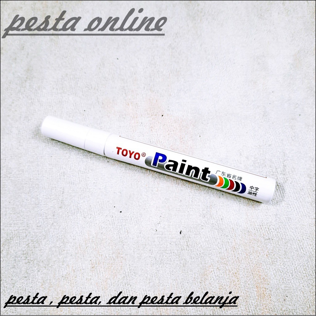 

Spidol Toyo Untuk Ban Warna Putih