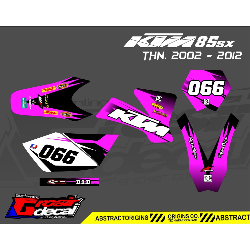 Decal sticker KTM 85 OLD Dekal stiker KTM 85 lama fullbody