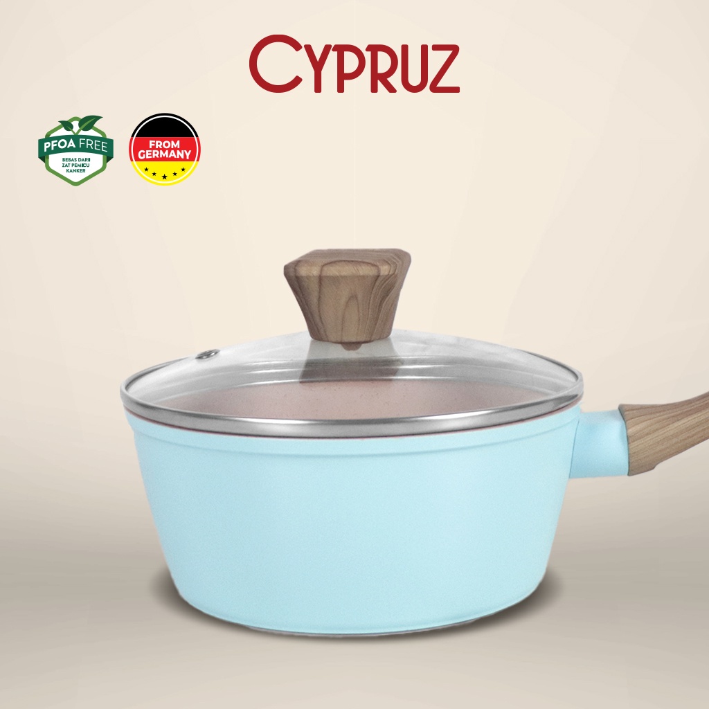Cypruz Color Marble Panci Susu Anti Lengket / Sauce Pan 16 cm