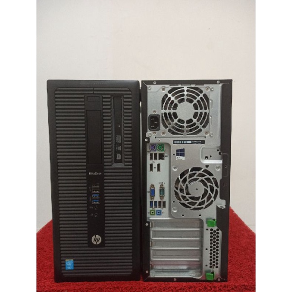 Pc tower buil up Hp ELITEDESK 800 G1 core i7 4770 4TH ram 8gb Ssd 512Gb Dvd super berkualitas bergaransi