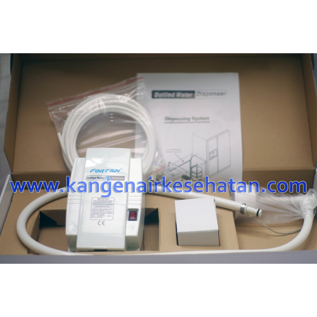 Pompa Galon Elektrik Flowjet / Flojet / Pompa Kangen Water Merk FORTUN - Dengan Adaptor