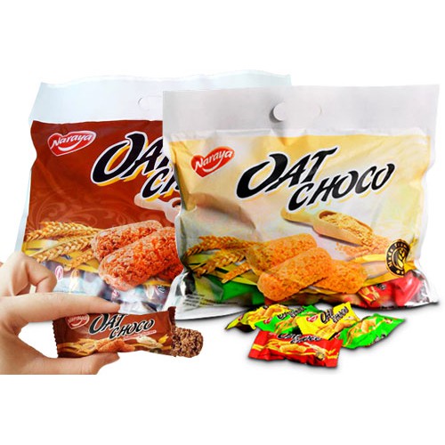 

Naraya Oat Choco 400gr - all variant (40 pcs x 10gr) | Lulu Kids