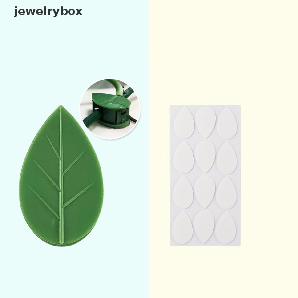 (jewelrybox) 10pcs / Set Klip Pengikat Tanaman Merambat Bahan Plastik Untuk Perlengkapan Berkebun