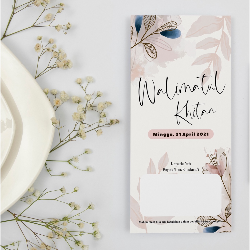 Undangan Khitan / Sunatan / Walimatul Khitan Murah Mewah Unik