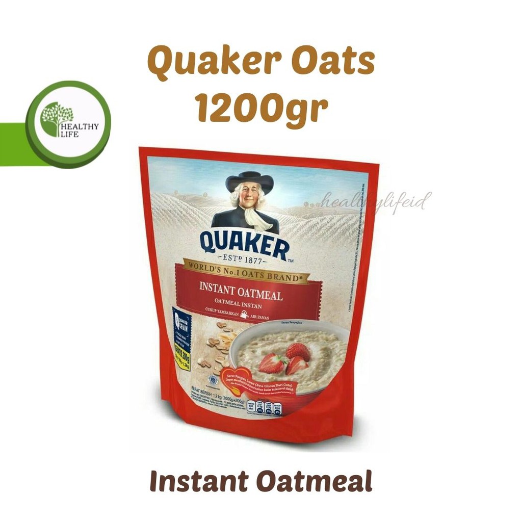 Quaker Oats - Instant Oatmeal 1200gr