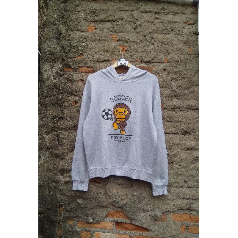 SWEATER HOODIE BABY MILO SOCCER X ABATHING APE