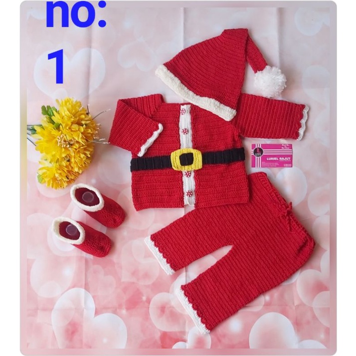 baju rajut natal