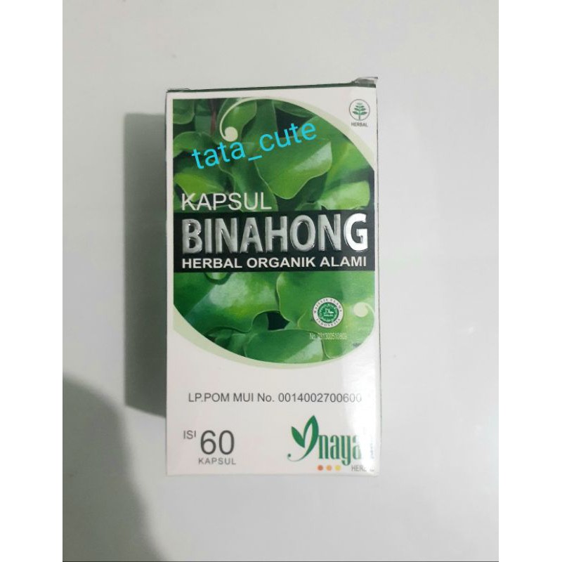 Kapsul daun binahong inayah