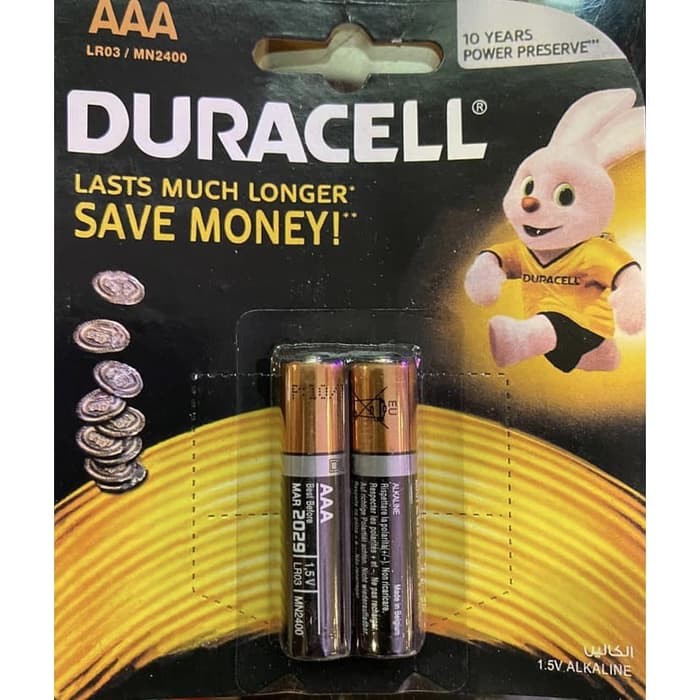 Jual Baterai Batre Duracell AAA Alkaline Duracell AAA | Shopee Indonesia