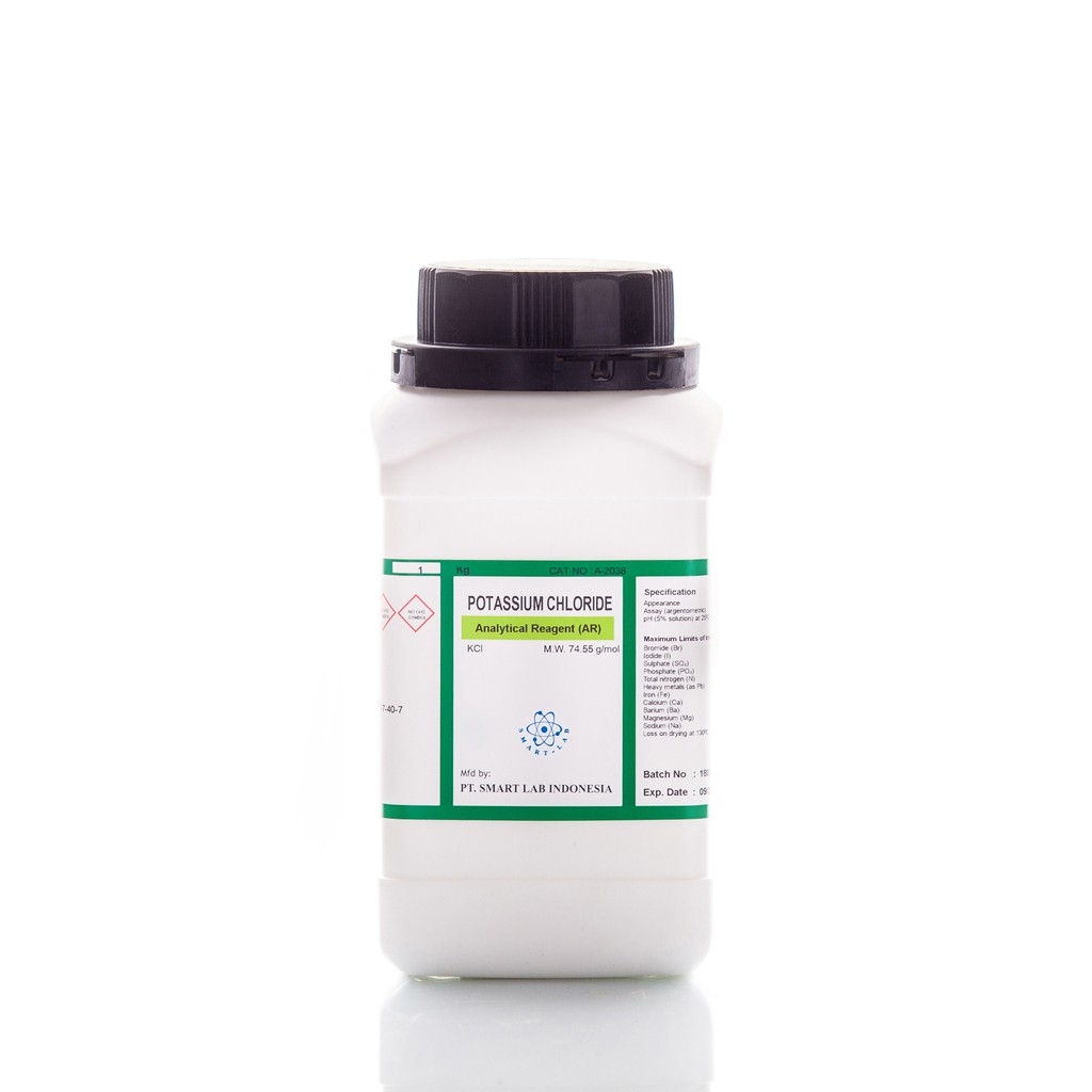 POTASSIUM CHLORIDE 1KG SMART LAB BEST QUALITY