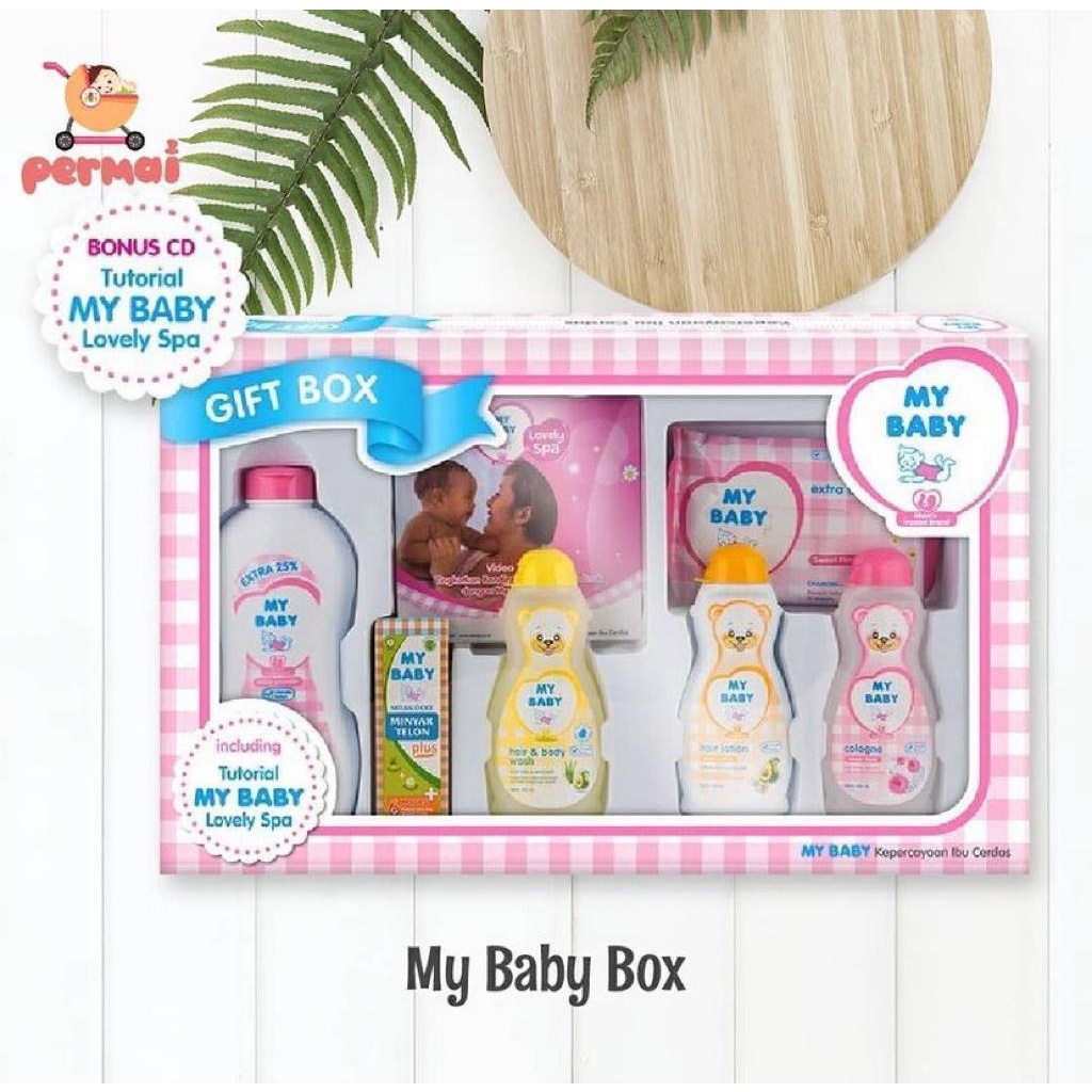 Promo !! MY BABY GIFT BOX SET/PAKET PERLENGKAPAN MANDI MY BABY BOX/KADO BAYI