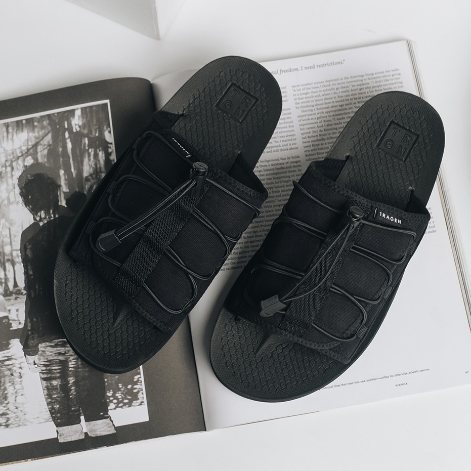 Oliver Black | Sendal Gunung Hitam Original Sandal Santai Kasual Pria Laki Footwear | FORIND Tragen