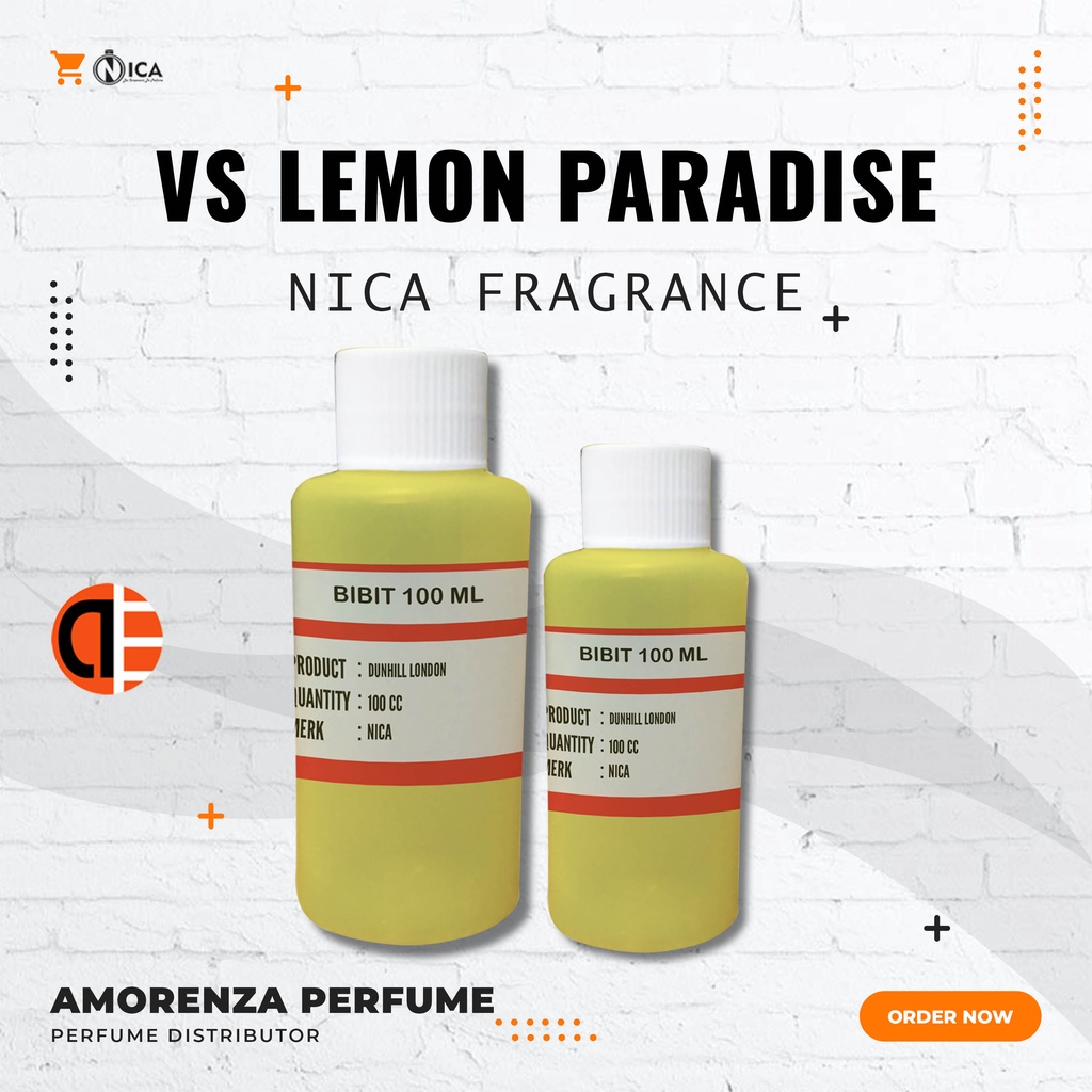 Bibit Parfum Murni V.S LEMON PARADISE - LIME PARADE Nica Fragrance 250ml Segel Pabrik