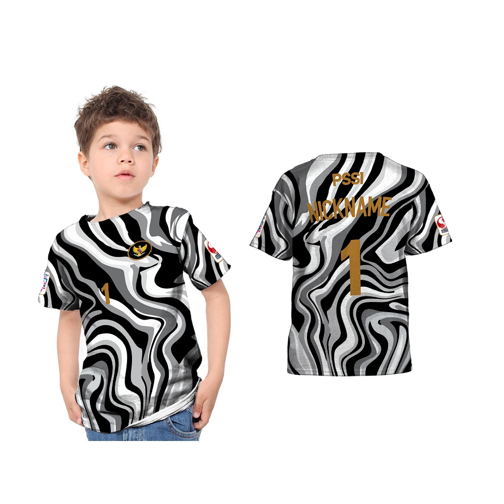 Kaos Anak Jersey Kiper Timnas Indonesia Home 2021-2022 Aff Suzuki Custom Full Printing