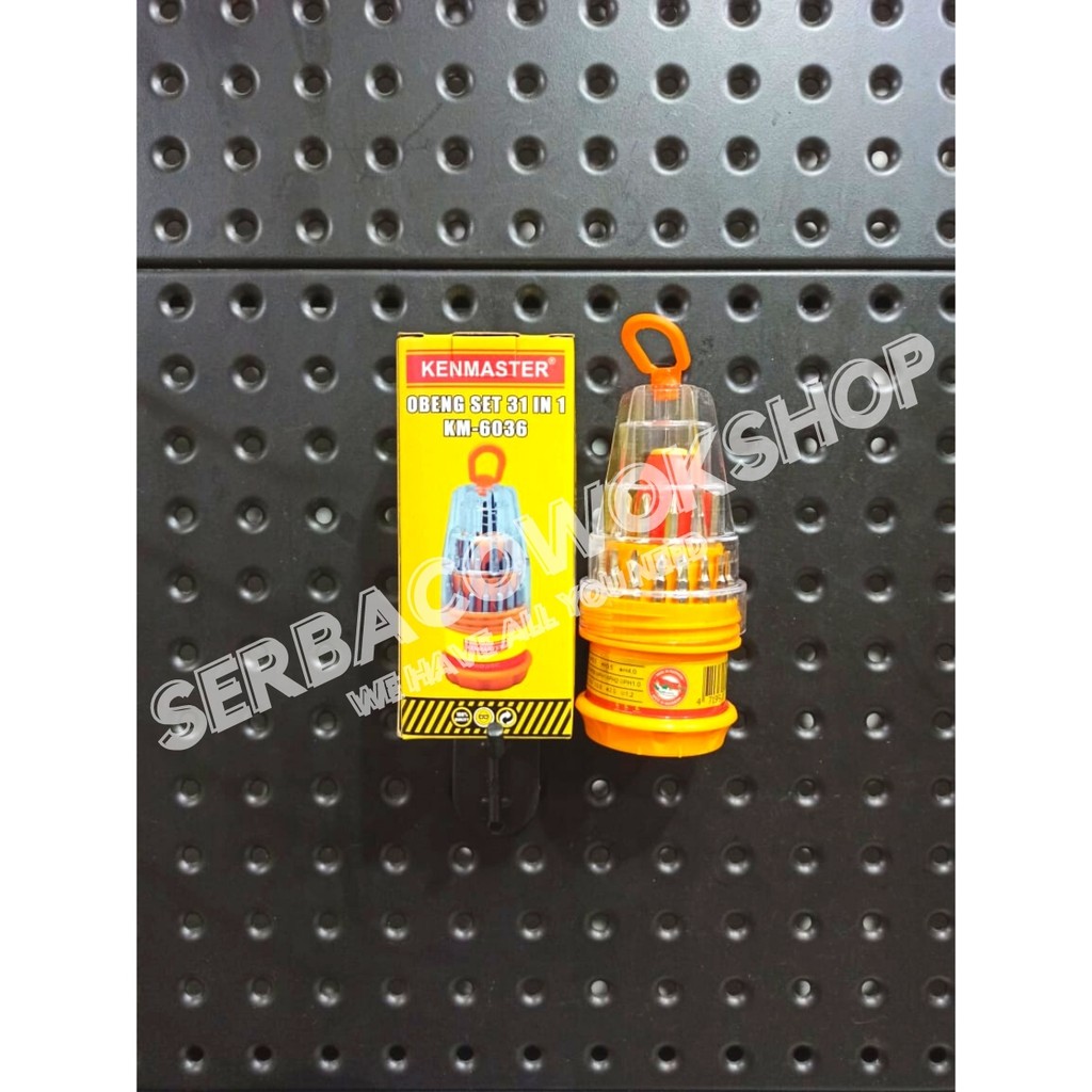 Kenmaster Obeng HP Set Botol 31 in 1 Obeng Serbaguna Termurah Berkualitas