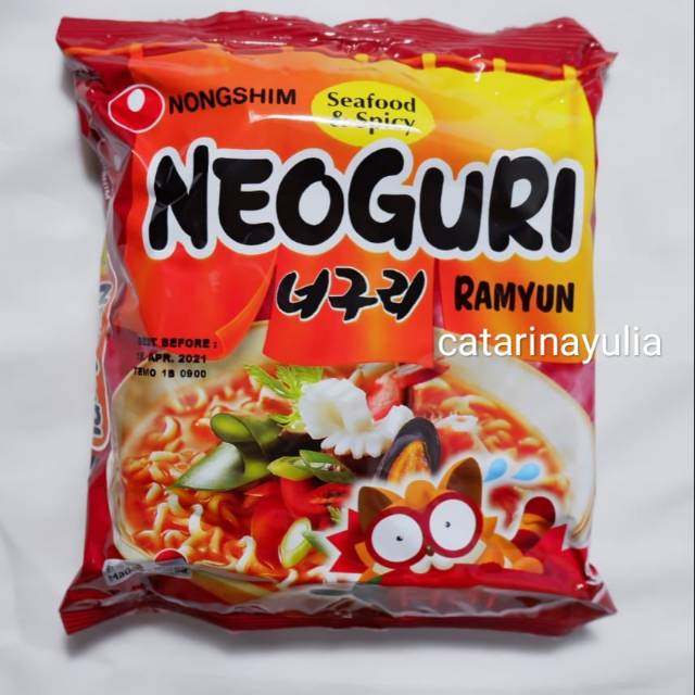 

Neoguri ramyun seafood & spicy made in Korea halal