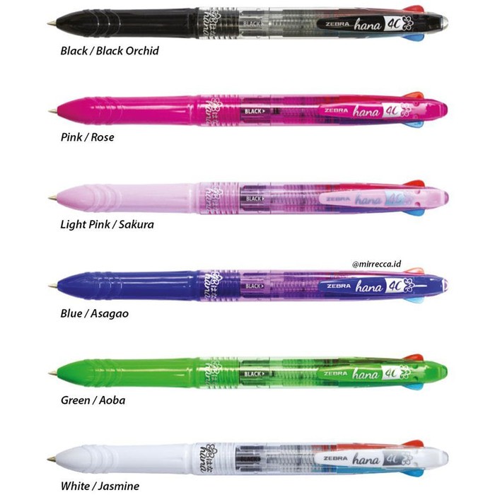 

BOLPOIN SEMIGEL ZEBRA HANA 4C / BOLPEN / PULPEN