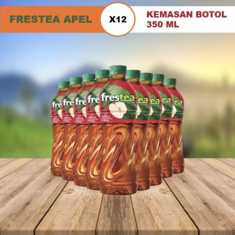 

BIG SALE" FRESTEA Apel Kemasan Botol 350ml x 12 - PACK