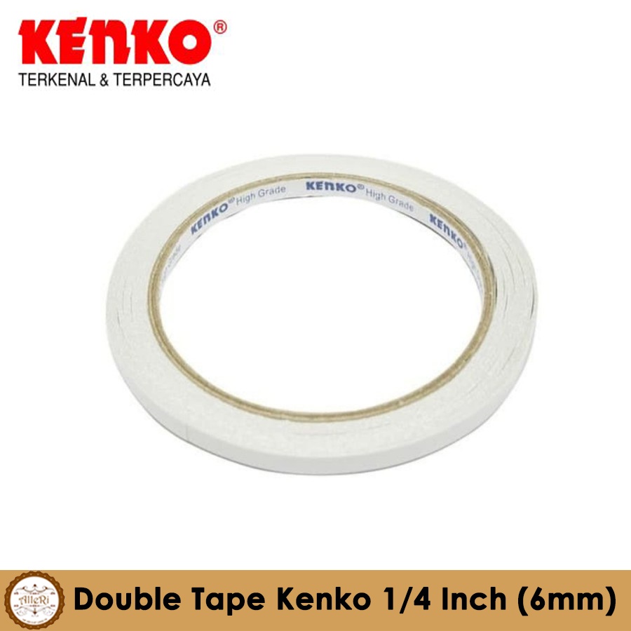 

Double Tape KENKO 1/4 Inch (6mm) Blue Core High Grade