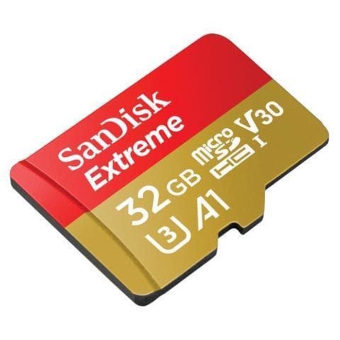 micro sandisk ultra extreme 32gb 100mbps merah coklat