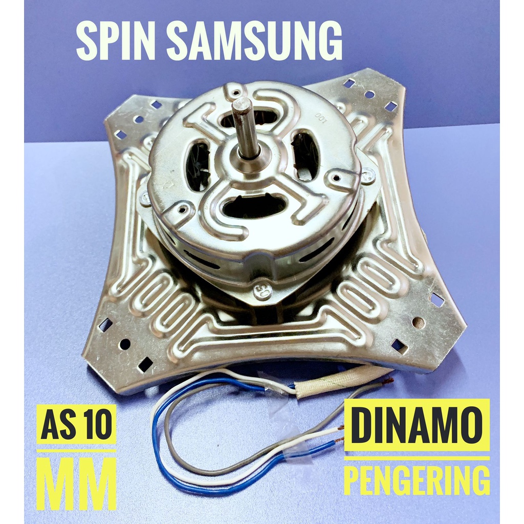 dinamo motor spin pengering mesin cuci samsung diameter as 10mm