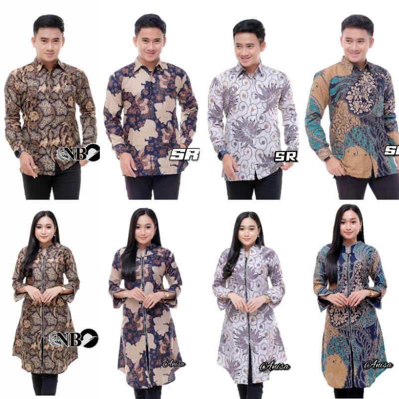 Baju Couple Pasangan Batik Sarimbit terbaru 2022