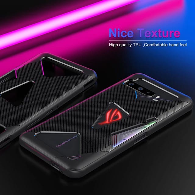 ASUS ROG PHONE 6 / ROG 5S PRO / ROG 5 / ROG 3 SOFT CASE CROSS CARBON ANTI HEAT