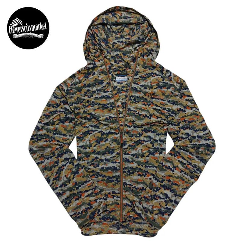 Columbia Camouflage Lightweight Jacket Original Second/Jaket Second/Jaket Outdoor Second/Jaket Gunun