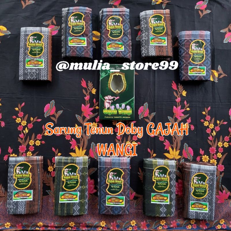 SARUNG TENUN DOBY GAJAH WANGI KWALITAS HQ. [GROSIR/ECER MURAH]