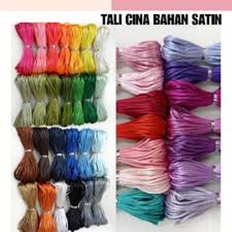 Tali Satin/Tali Cina/Tali RRC 2mm  Per 10 Yards