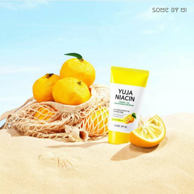 SOME BY MI Yuja Niacin Mineral 100 Brightening Sunscreen SPF 50+Pa++++ 50 ml