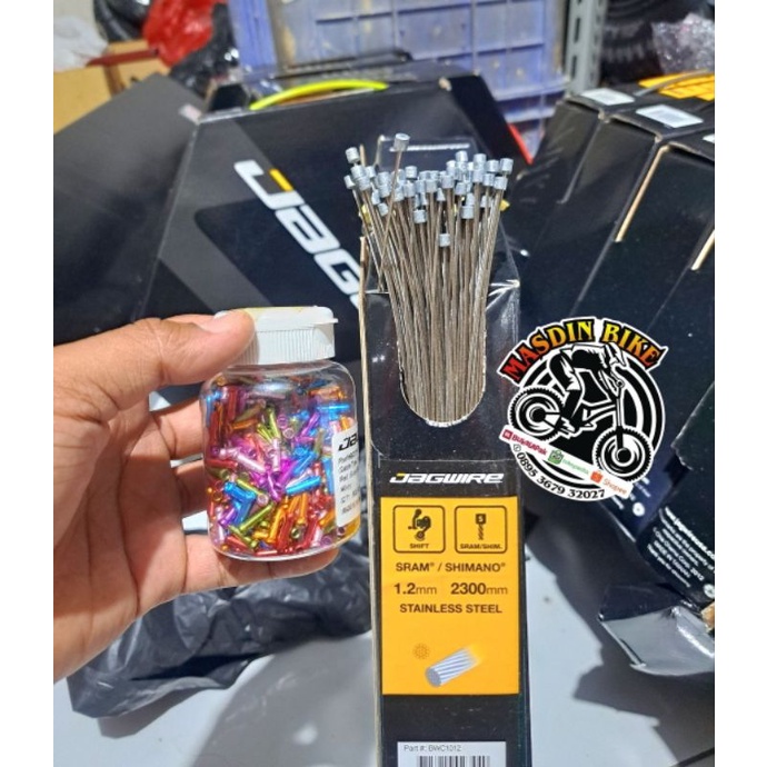 Kabel Shifter Jagwire Plus End Cup Jagwire Shimano Sram inner cable shifter  Jagwire  kabel Stainles