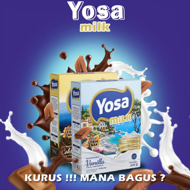 Yosamilk plus PREMIUM BPOM original susu gemuk badan