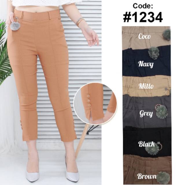 CELANA PANJANG SKY MODE - SHASA PANTS - CELANA PANJANG WANITA (MELAR)